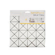 Tiletastic White Diamond Tiles 4 Pk - EuroGiant