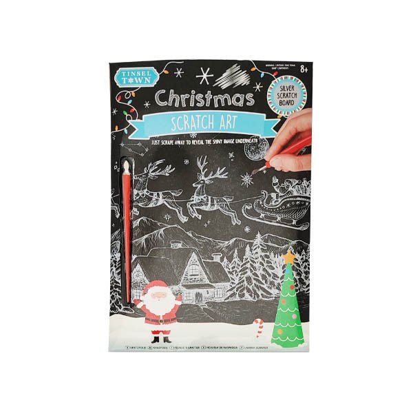 Tinsel Town Christmas Scratch Art - EuroGiant