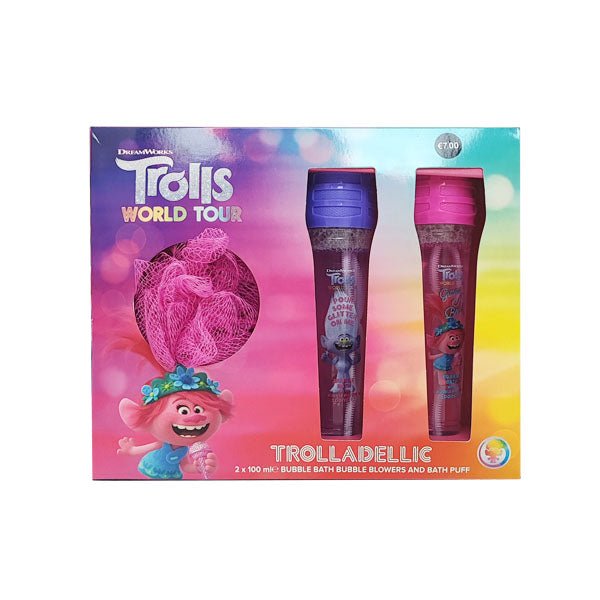 Trolls Bubble Bath & Bubble Blower Set - EuroGiant