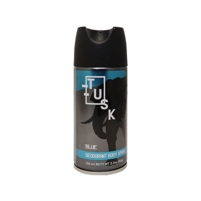 Tusk Deod. Body Spray Blue 150ml - EuroGiant