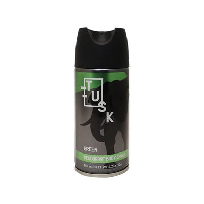 Tusk Deod. Body Spray Green 150ml - EuroGiant