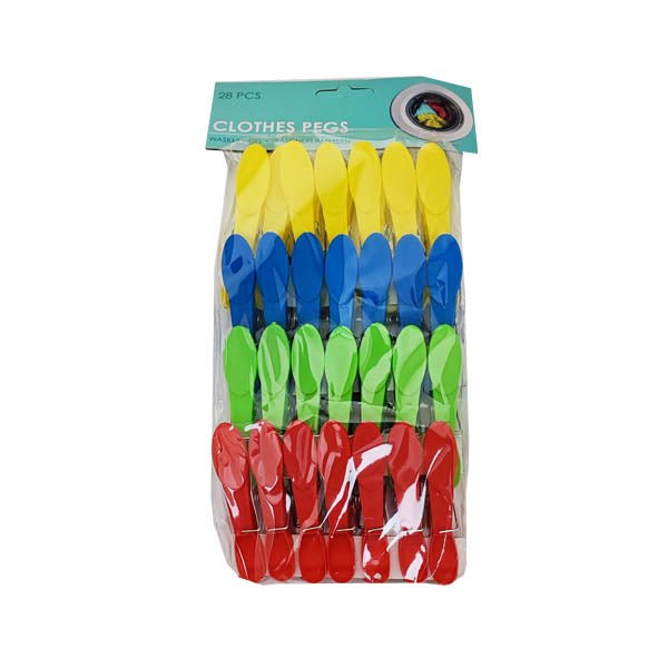 Ultra Clean Clothes Pegs 28 Pack - EuroGiant