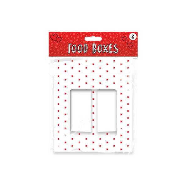 Valentines Food Boxes 2 Pack - EuroGiant