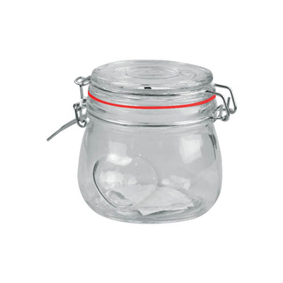 Valentines Heart Glass Jar 450ml - EuroGiant