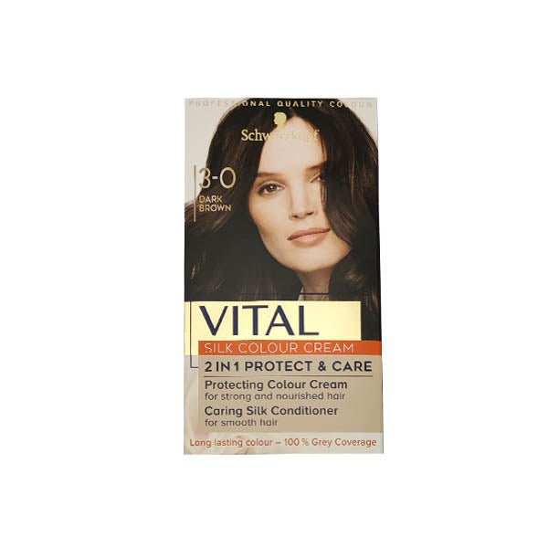 Vital Silk Colour Cream Dark Brown - EuroGiant