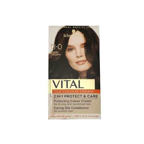 Vital Silk Colour Cream Dark Brown - EuroGiant