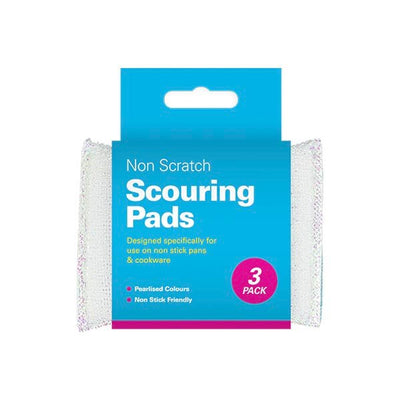 Vivid Non Scratch Scouring Pads 3 Pack - EuroGiant