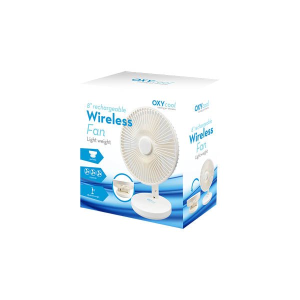 Wireless Fan Rechargeable 8 Inch - EuroGiant