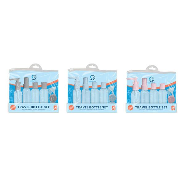 World Tour Travel Bottle Set 8 Piece - EuroGiant