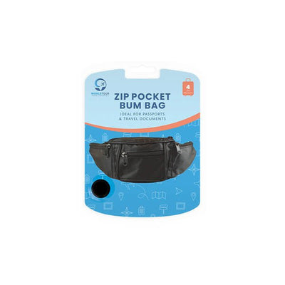 World Tour Zip Pocket Bum Bag - EuroGiant