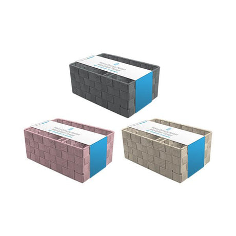 Woven Storage Basket With Glitter 3 Pk - EuroGiant