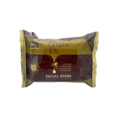 Xbc Argan Oil Facial Wipes 25s Twin Pack - EuroGiant