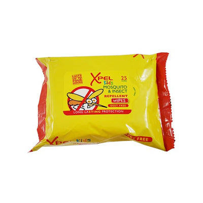 Xpel Kids Mosquito & Insect Wipes 25s - EuroGiant