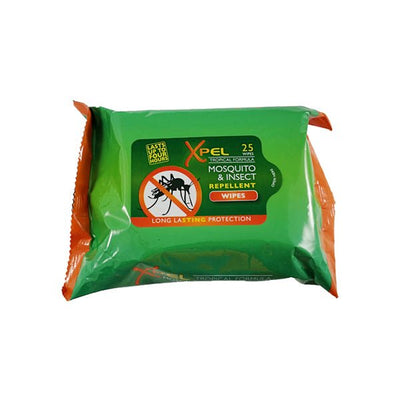 Xpel Mosquito & Insect Repellent Wipes - EuroGiant