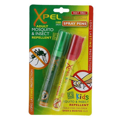 Xpel Mosquito Spray Pen Twin Pk - EuroGiant