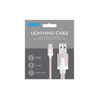 Zenso Lightning Cable To Usb 1 Metre - EuroGiant
