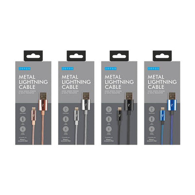 Zenso Metal Lightning Cable iPHONE/iPAD - EuroGiant