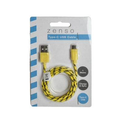 Zenso Usb Cable Iphone Braided Anti Tan - EuroGiant