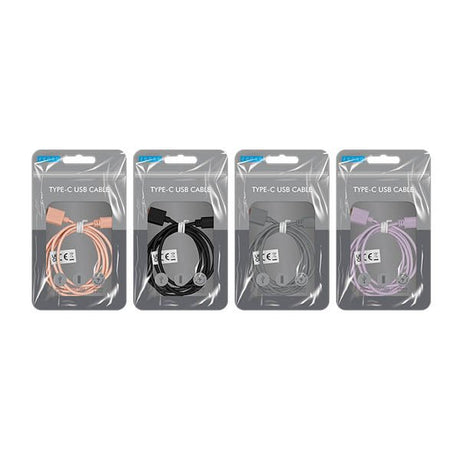 Zenzo Type C Usb Cable Braided 1 Metre - EuroGiant